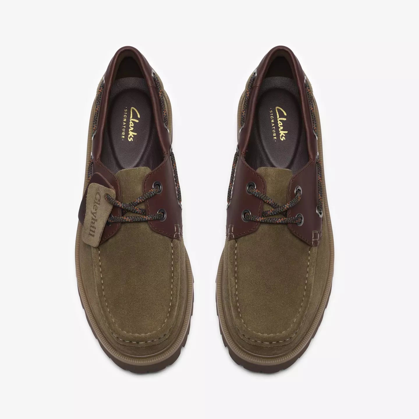 Clarks Cleyhill boat olive