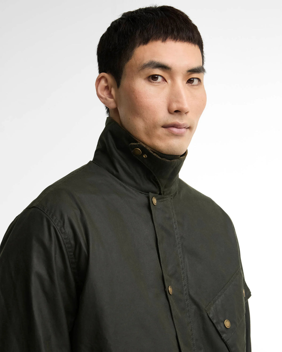 Barbour International Brake line wax jacket