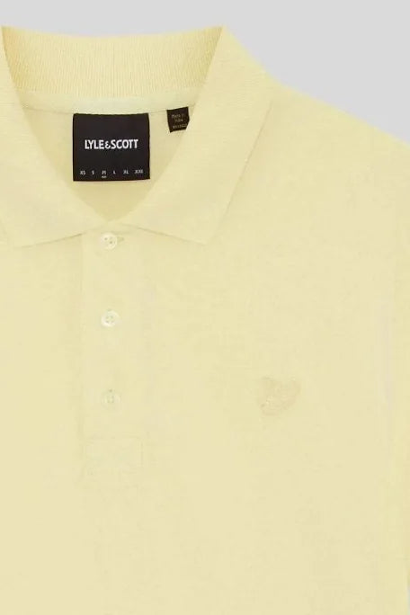 Lyle and Scott Superfine polo yellow