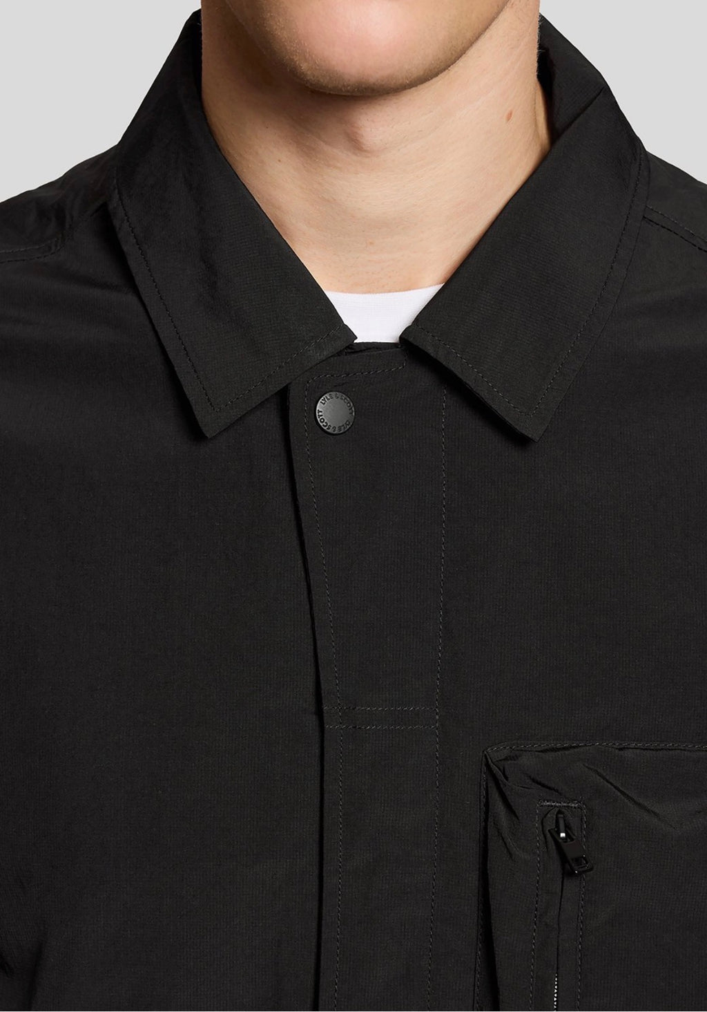 Lyle and Scott Lightweight ripstop overshirt