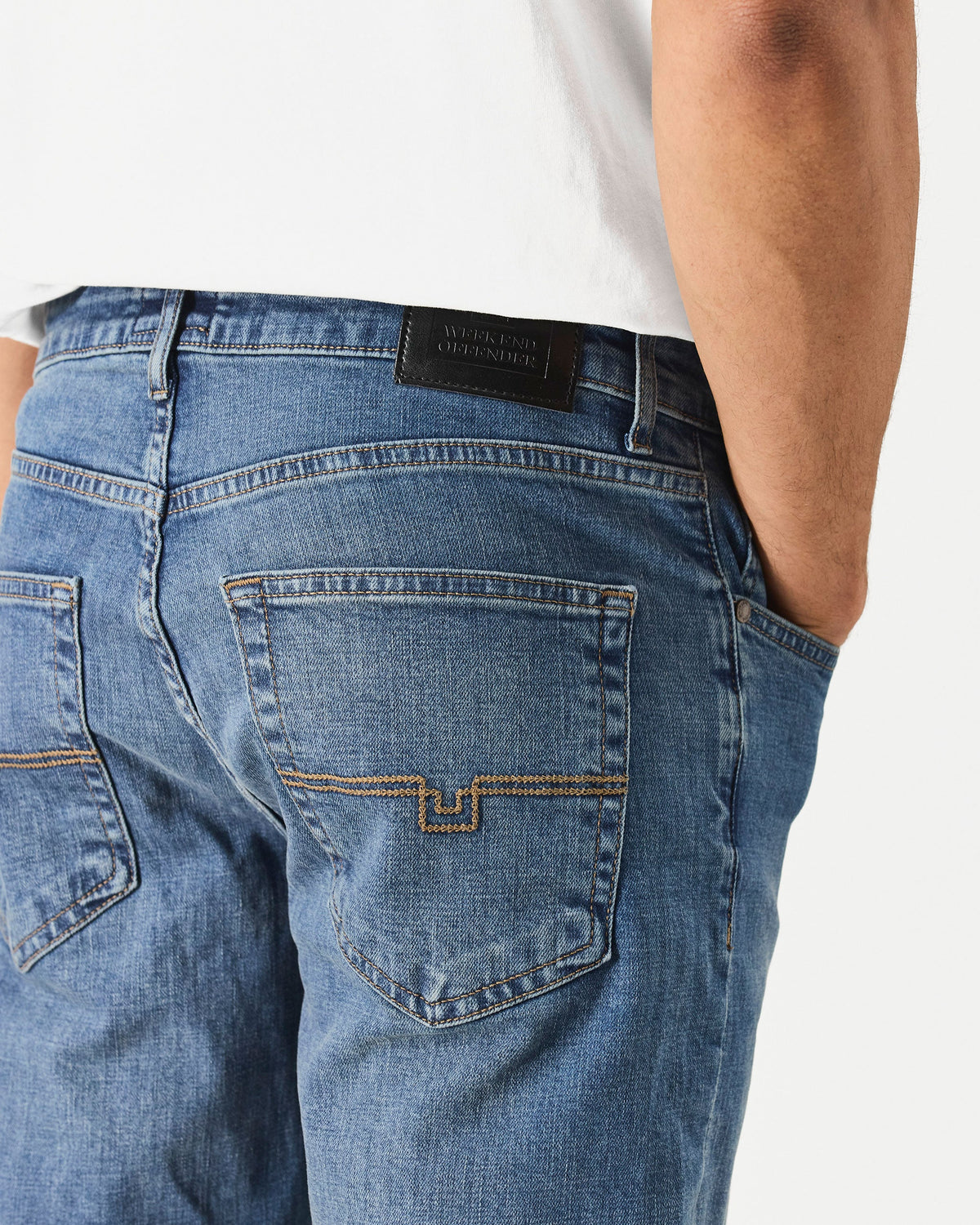 Weekend Offender Tapered fit washed vintage