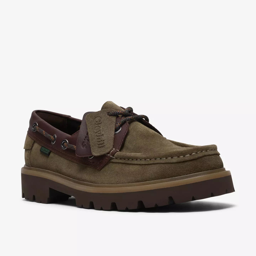 Clarks Cleyhill boat olive