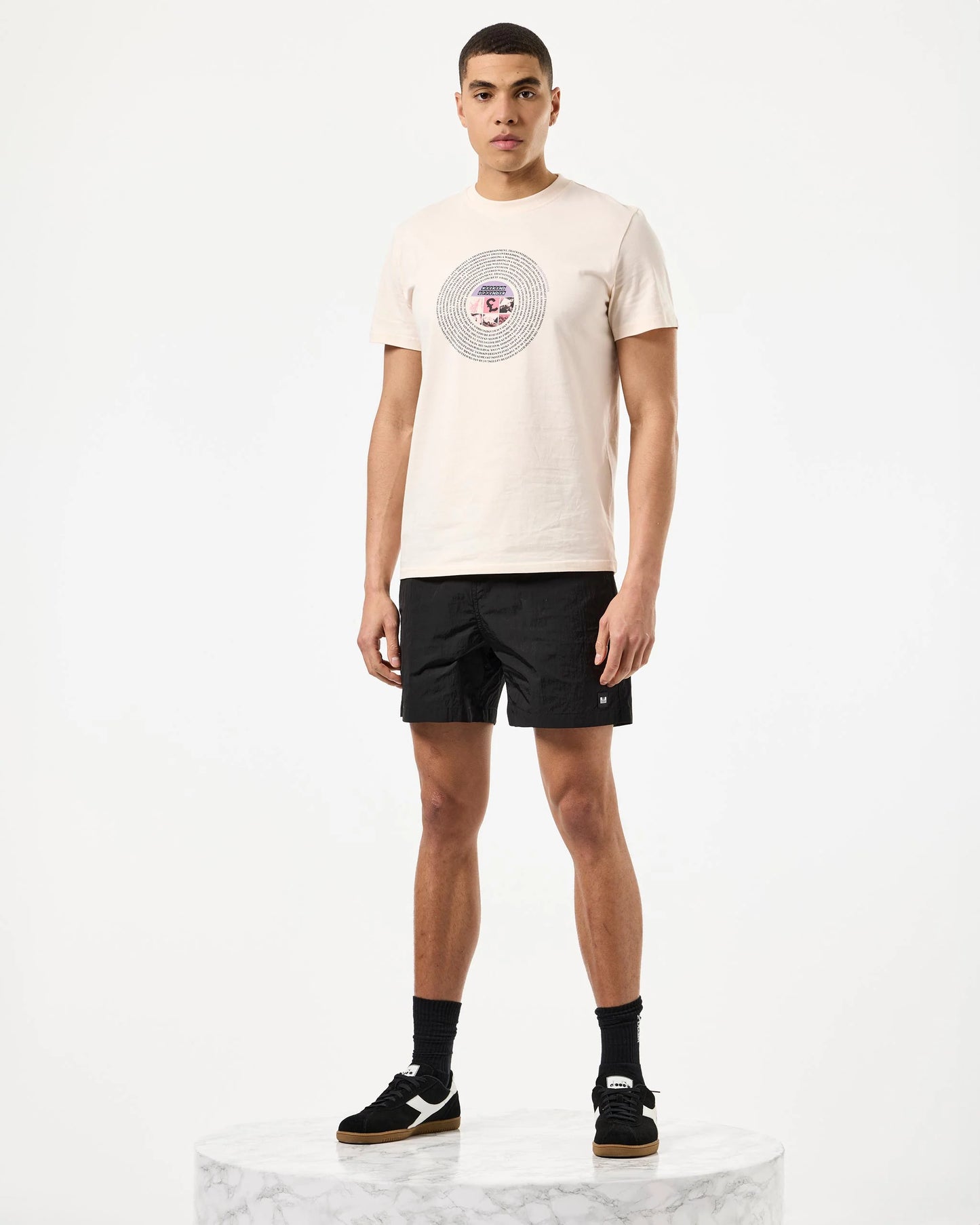 Weekend Offender Stacks Swim Shorts Black
