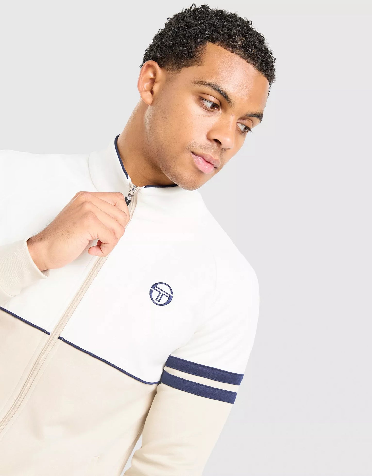 Sergio Tacchini Orion Track top jacket gardenia / blue