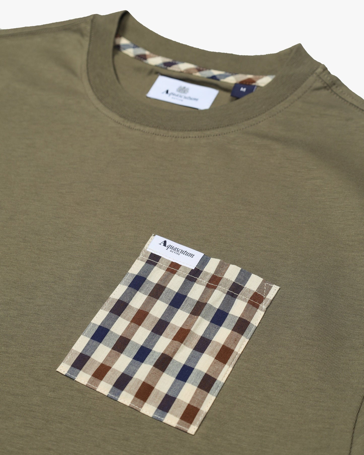 Aquascutum Iconic Pocket T-shirt  Army Green