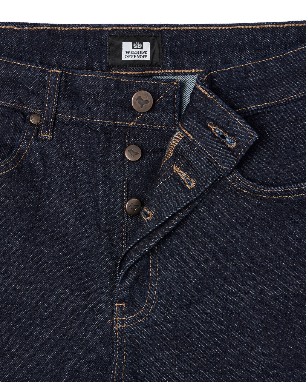 Weekend Offender Tapered fit dark rinsed