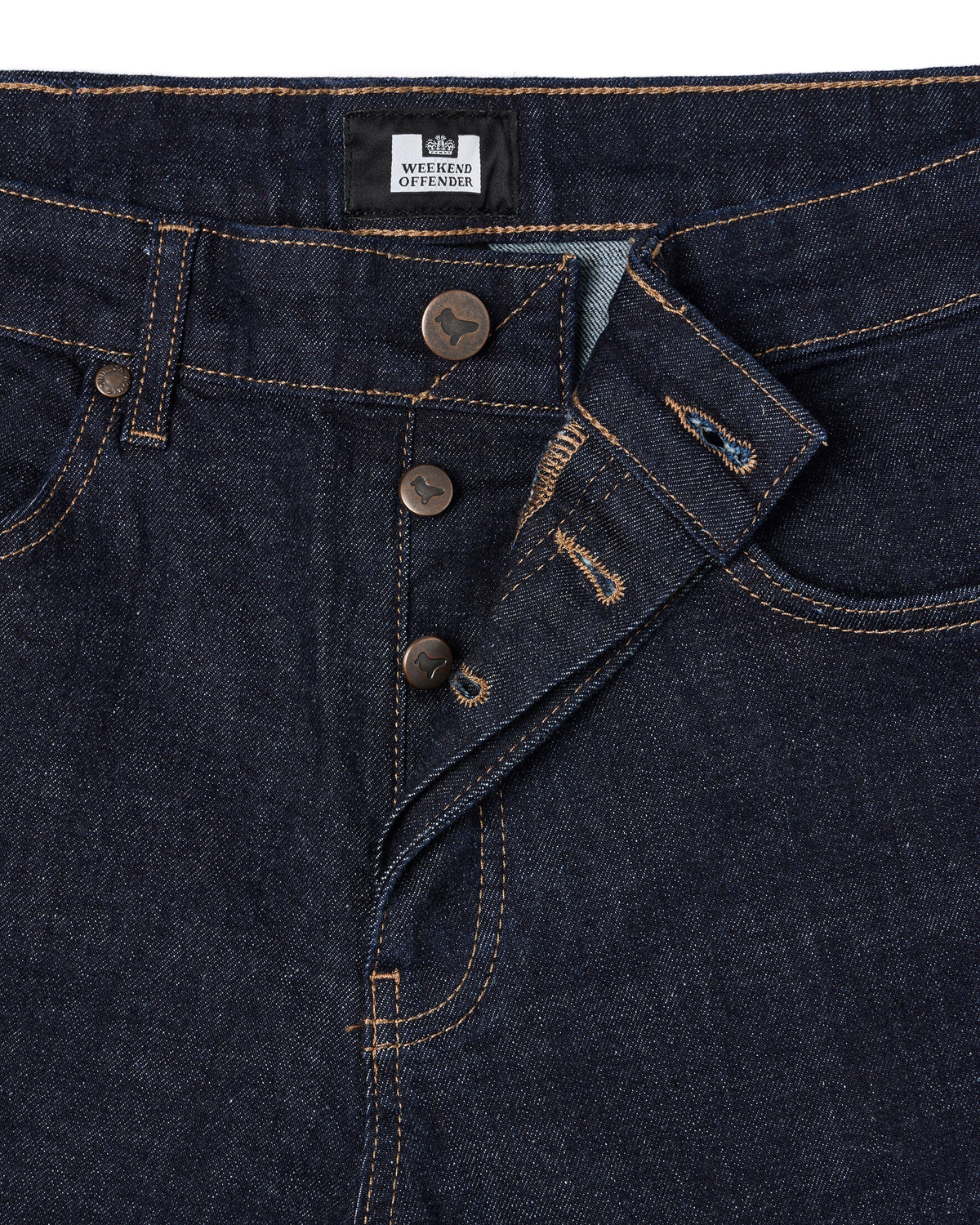 Weekend Offender Tapered fit dark rinsed