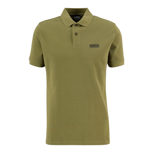 Barbour International Essential polo cable olive