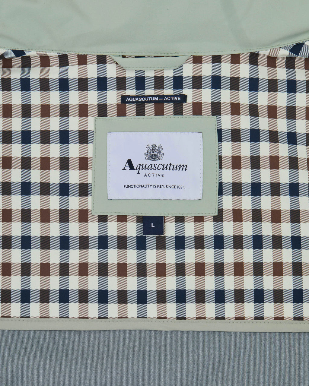 Aquascutum Soft shell mock neck salvia