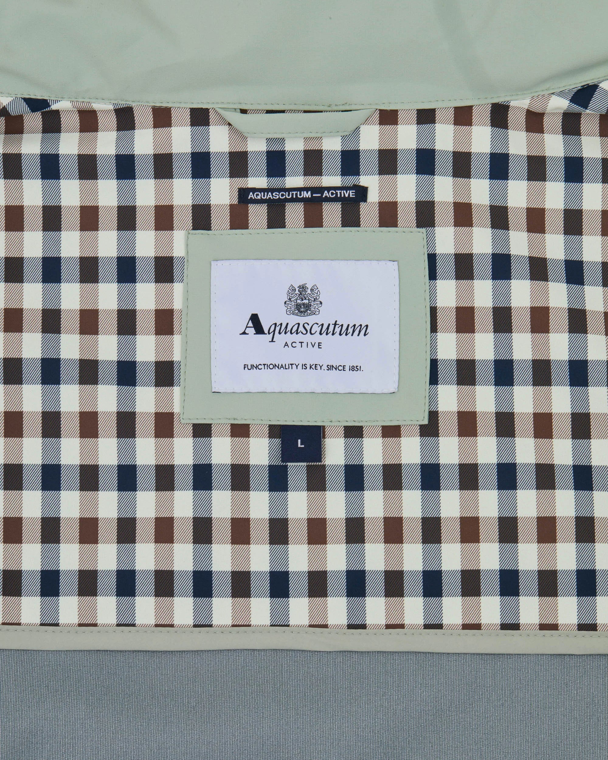 Aquascutum Soft shell mock neck salvia