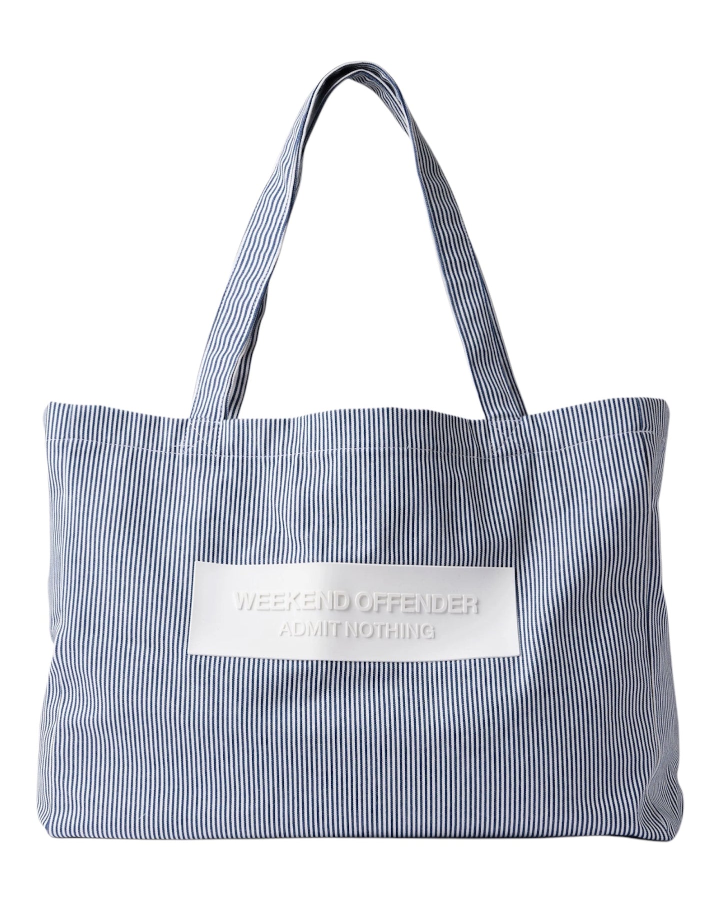 Weekend Offender La Mina Tote Bag Ticking Stripe