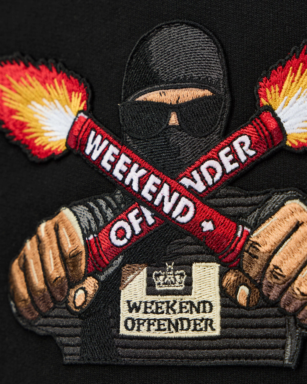 Weekend Offender Fulgar hoodie black