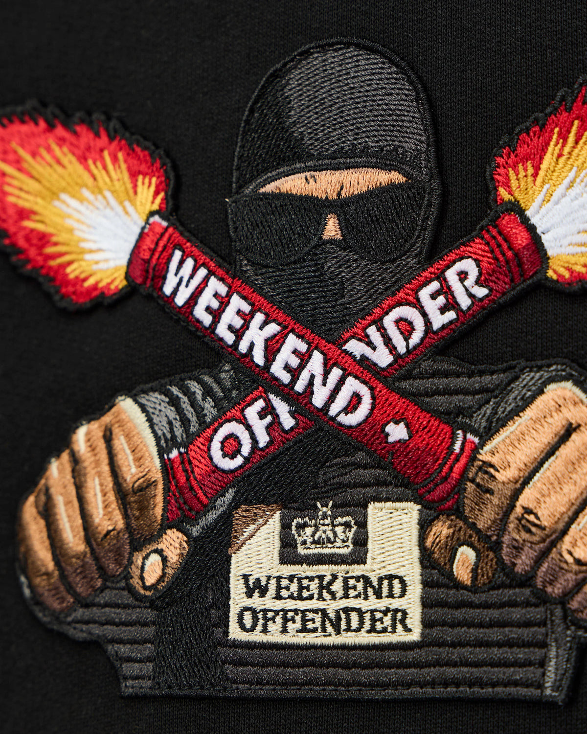 Weekend Offender Fulgar hoodie black