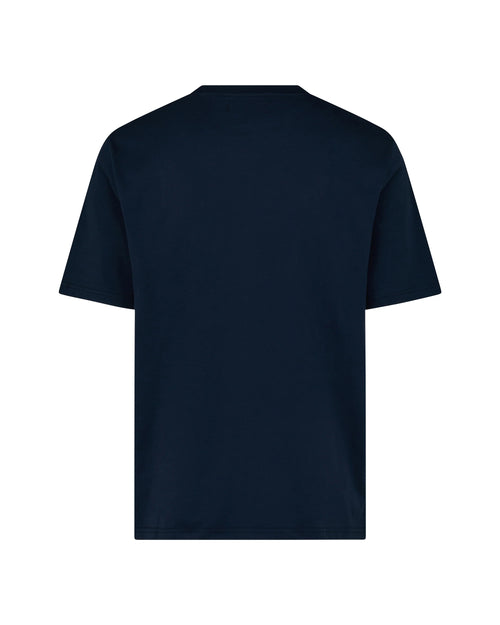 Aquascutum Big logo t-shirt navy