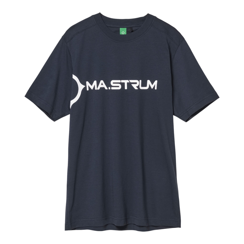 Ma.Strum Scunner logo tee navy