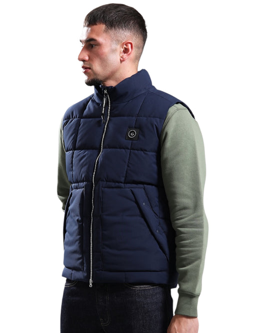 Marshall Artist Capilano Bubble Vest Navy