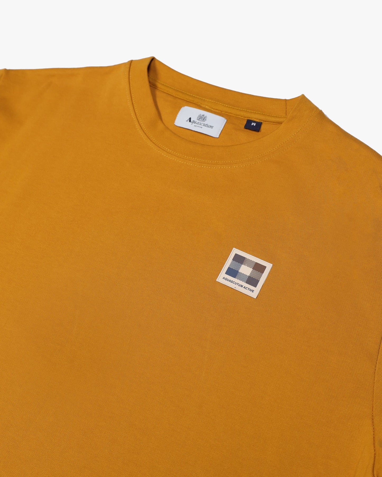 AQUASCUTUM RUBBER PATCH CREWNECK CHAI TEA