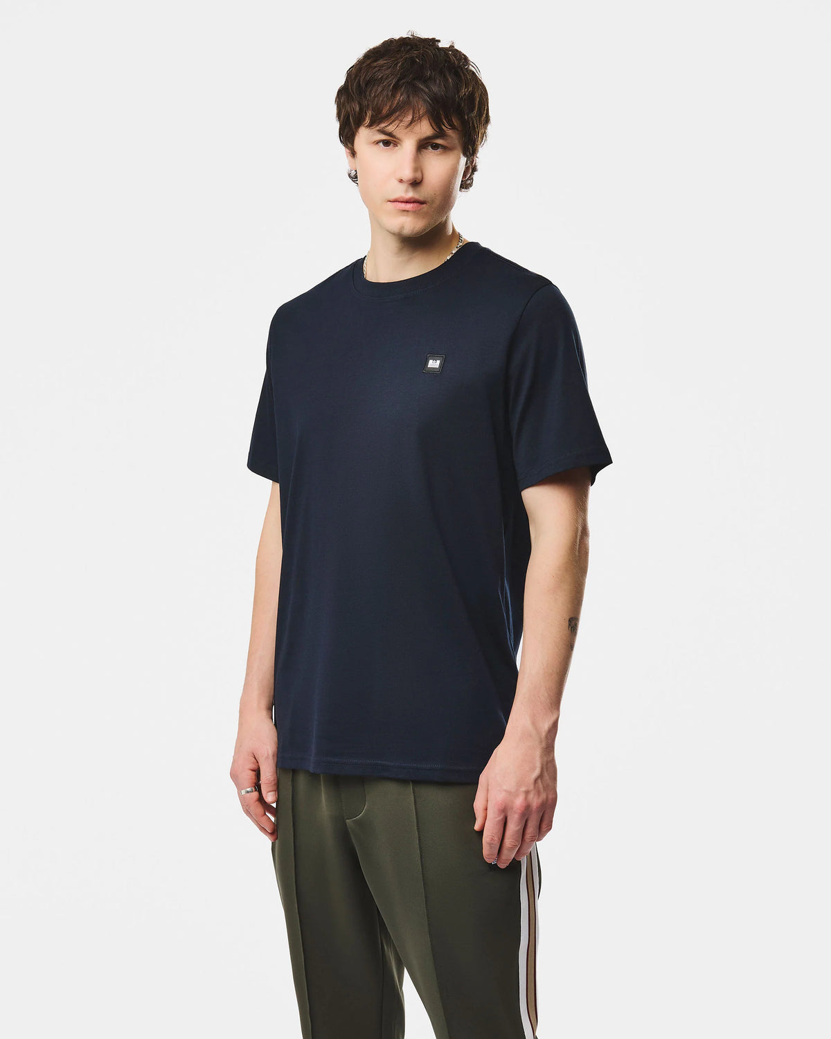 Weekend Offender Brooklands tee navy