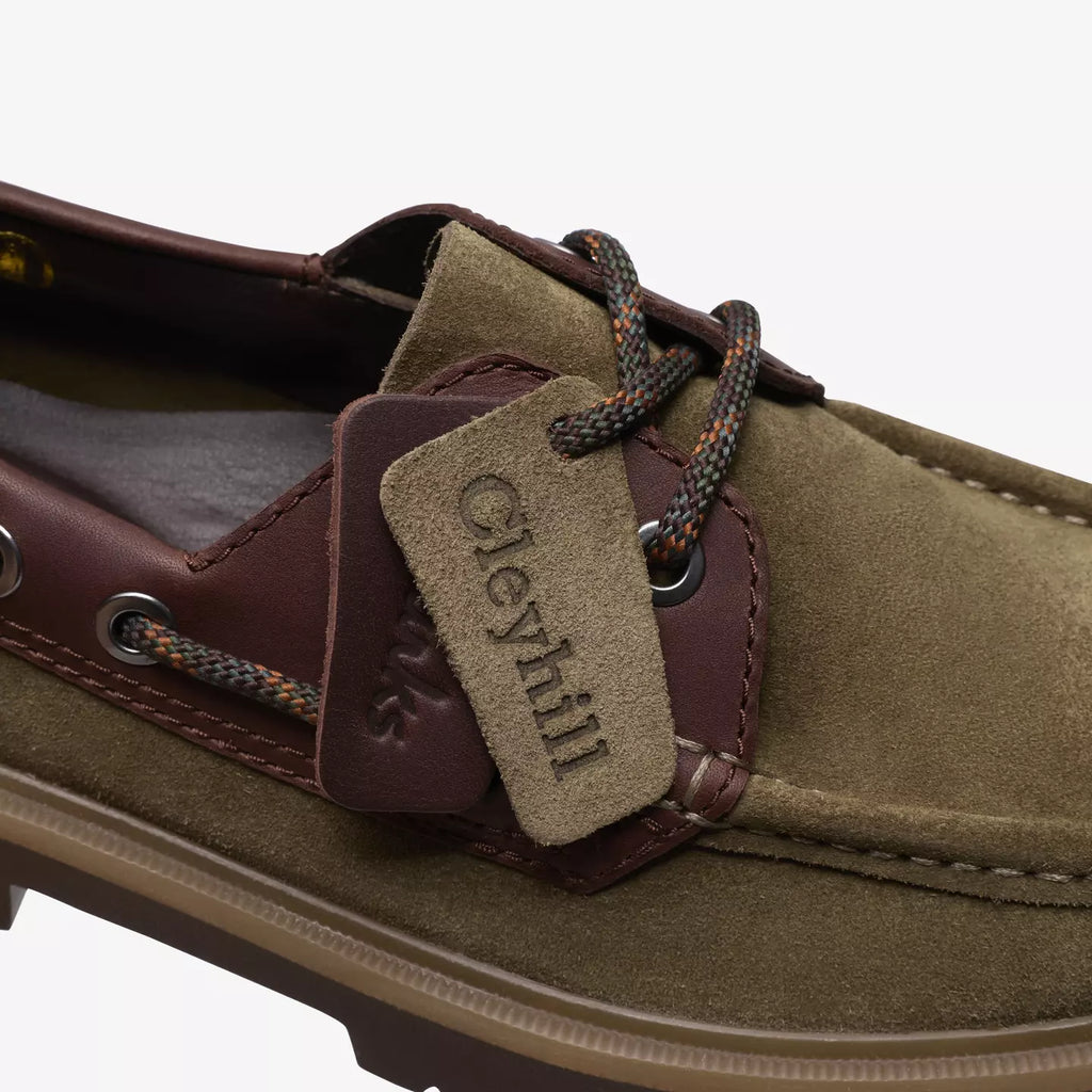 Clarks Cleyhill boat olive