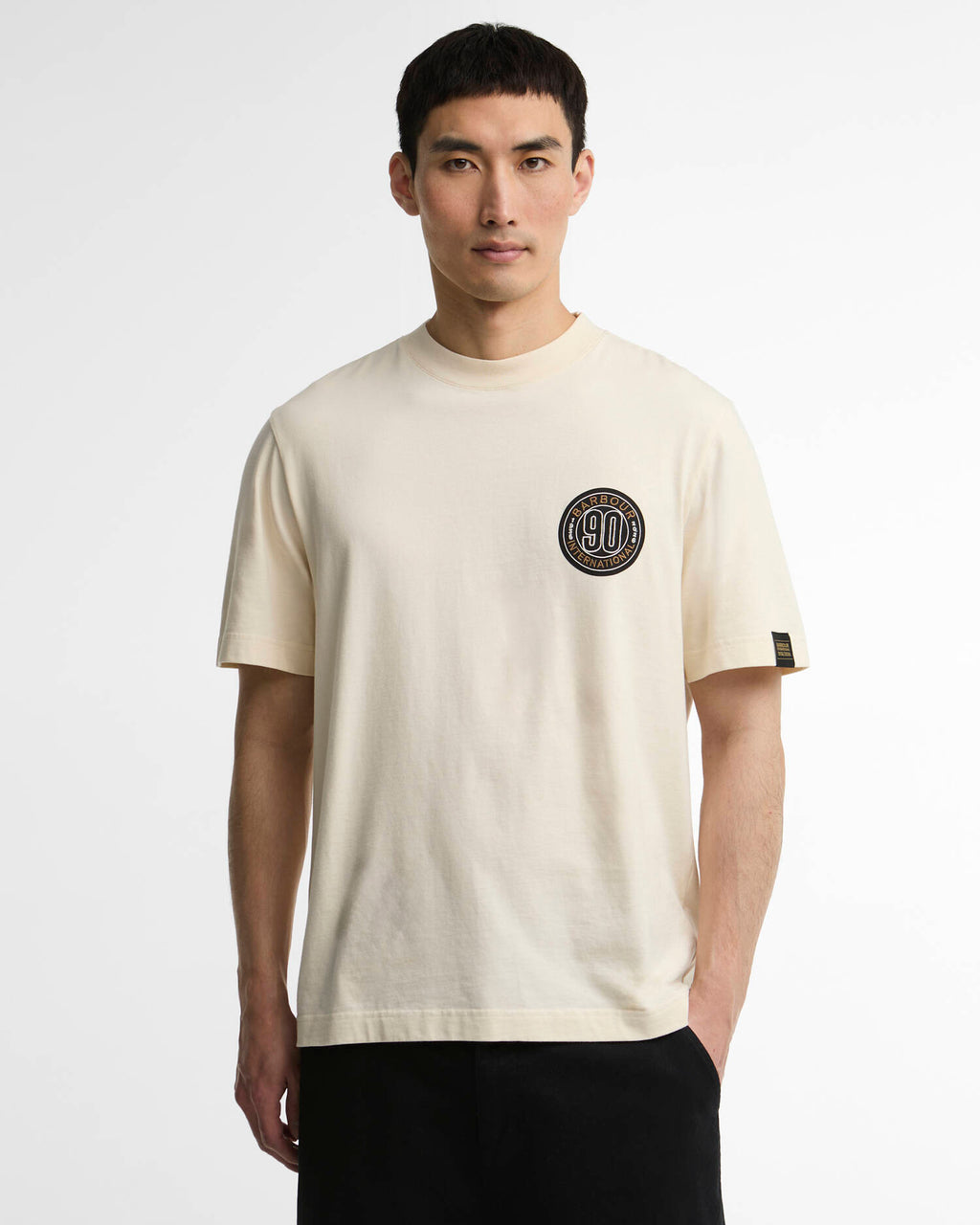 Barbour International 90th graphic t-shirt green chill