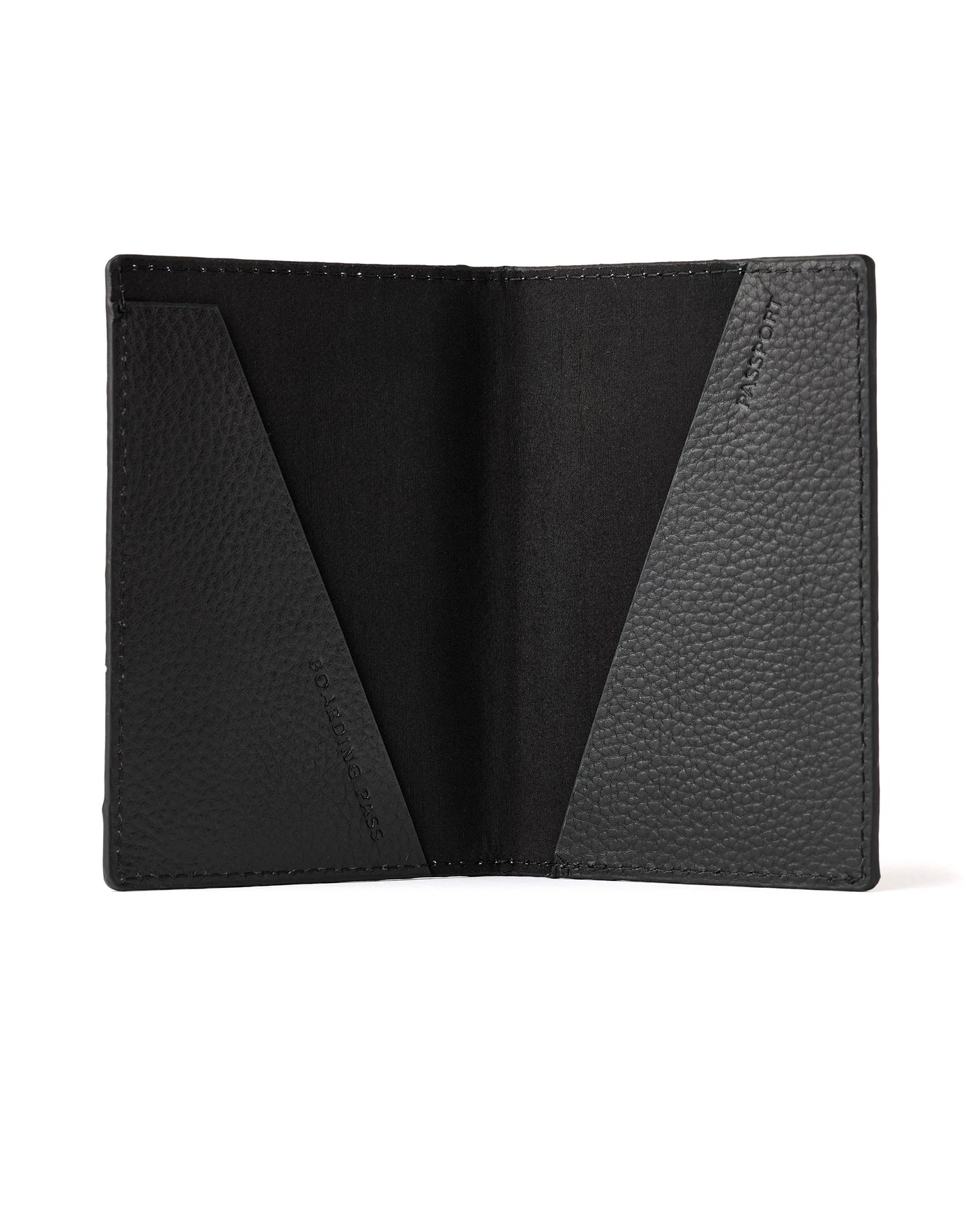 Weekend Offender Leather Passport Holder With Gift Box Black