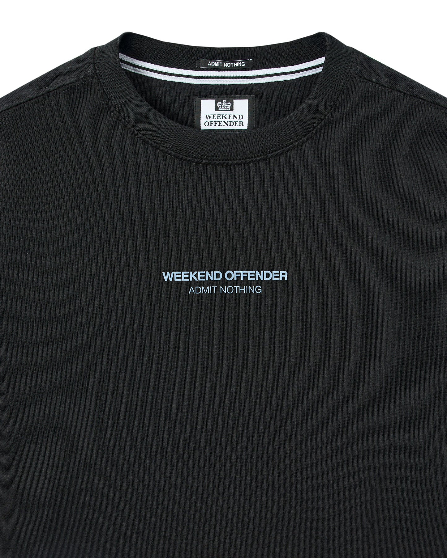 Weekend Offender Raval Sweatshirt Black/Blue Shadow