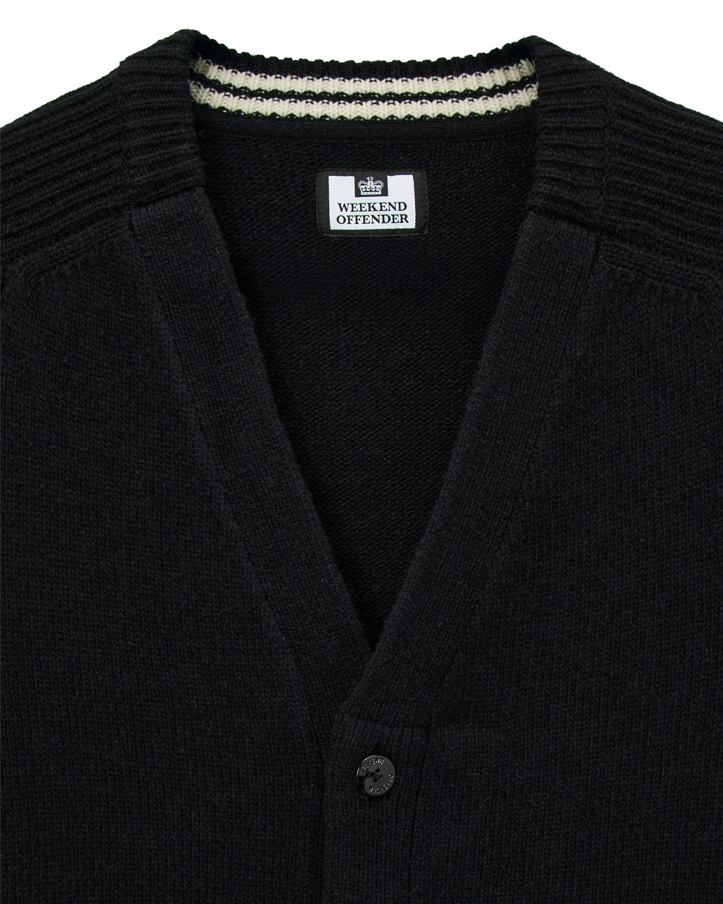 Weekend Offender Lauda wool black