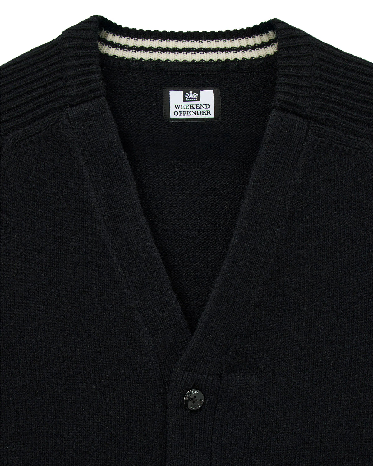 Weekend Offender Lauda wool black