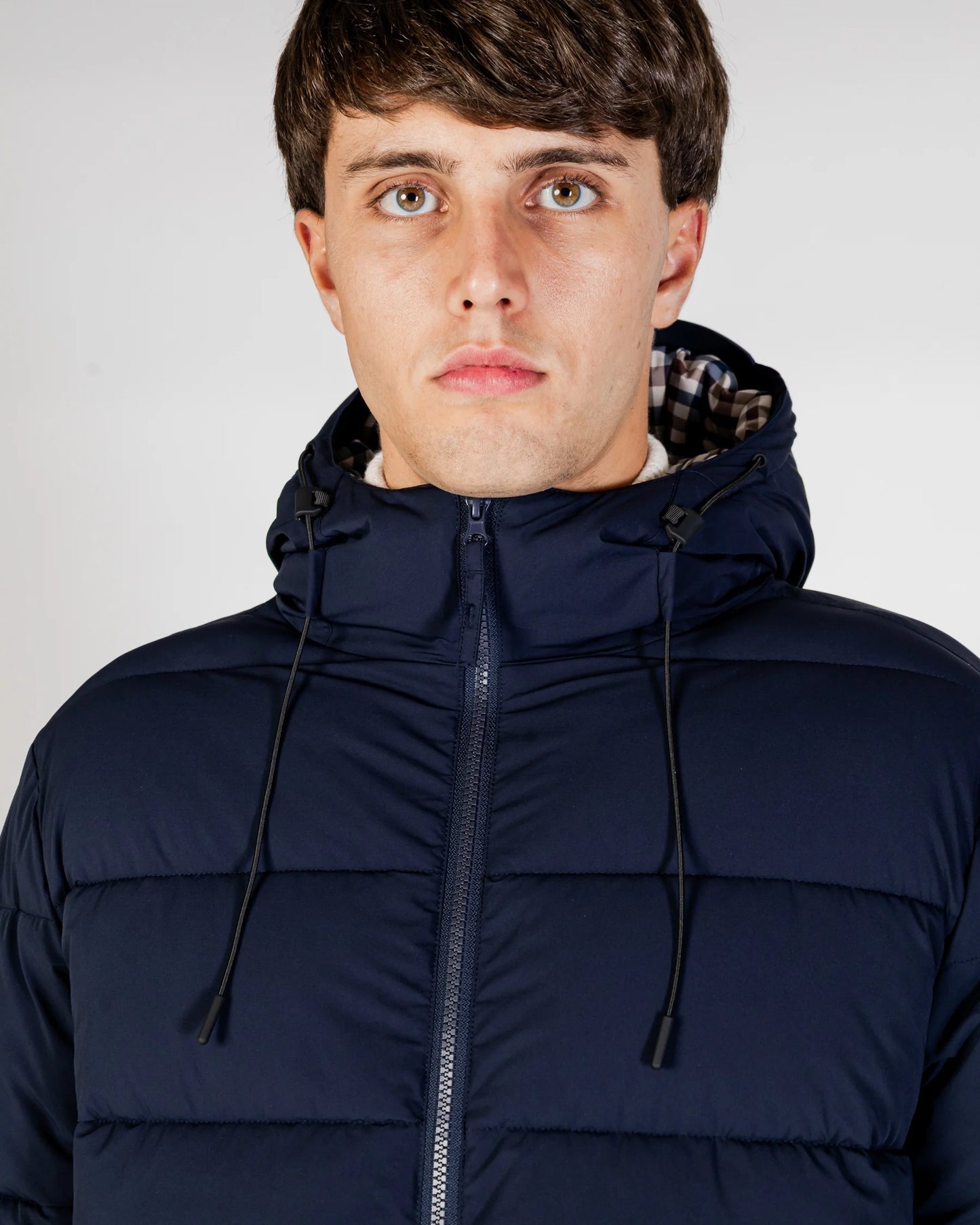 Aquascutum SP Hooded Puffer Navy