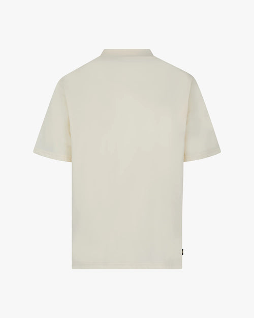 Aquascutum Body club check t-shirt old white