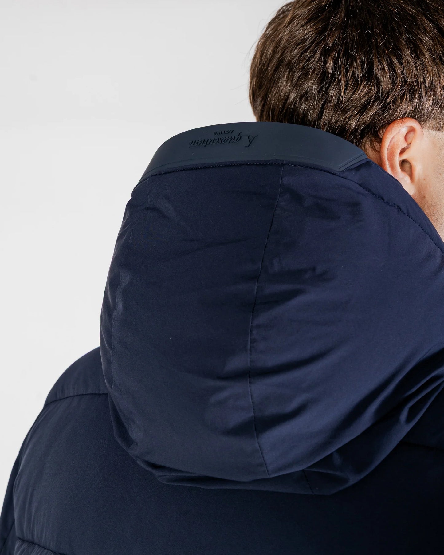 Aquascutum SP Hooded Puffer Navy