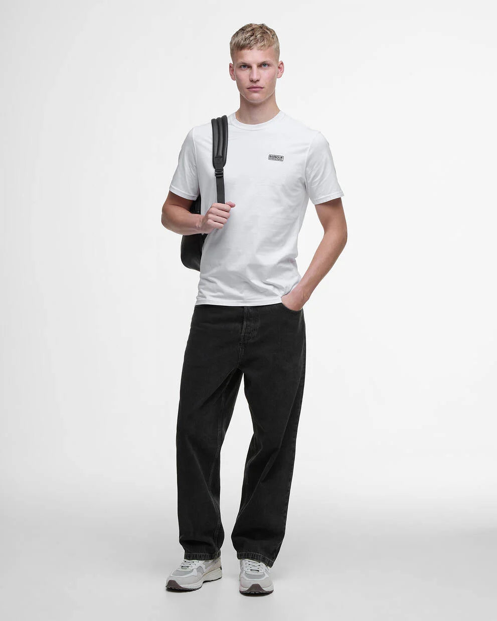 Barbour International Small logo white