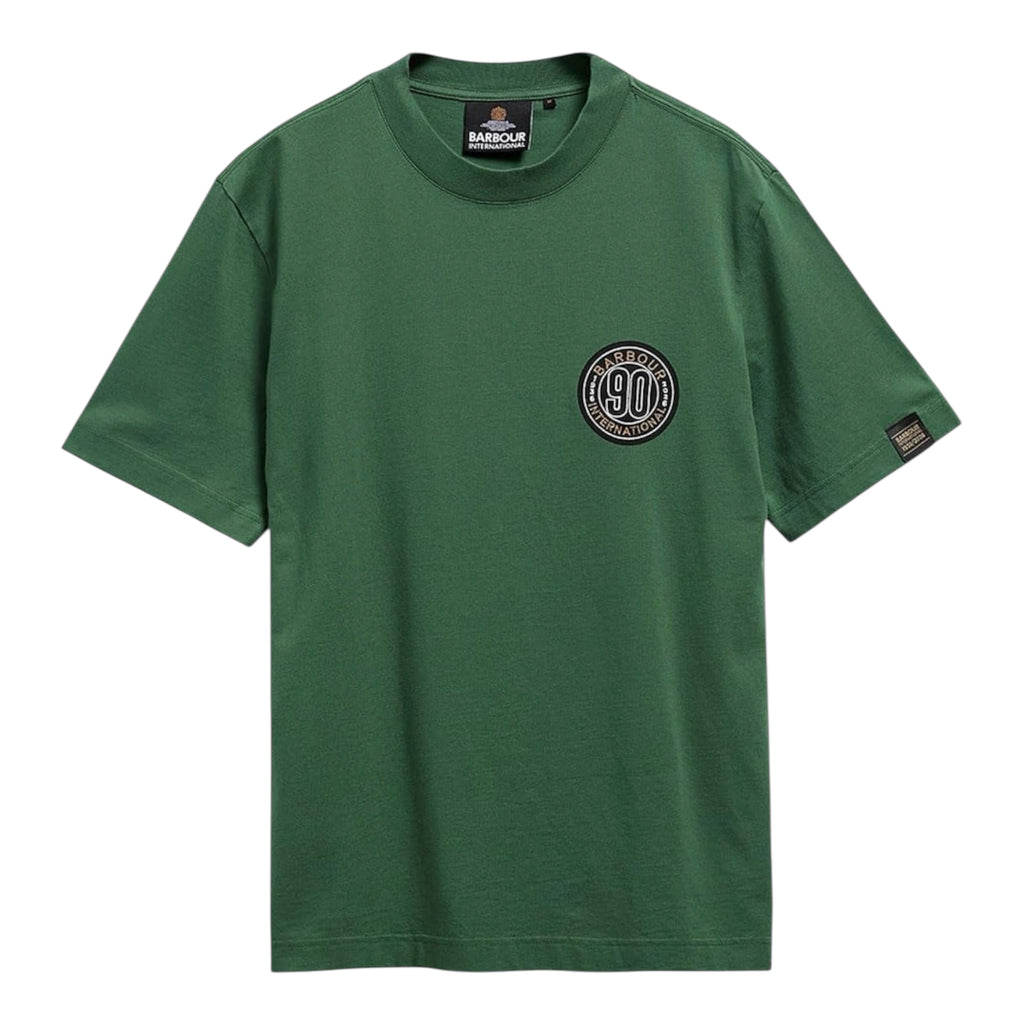 Barbour International 90th graphic t-shirt green