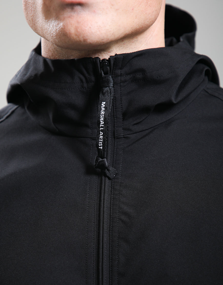 Marshall Artist Dalston lite shell jacket black