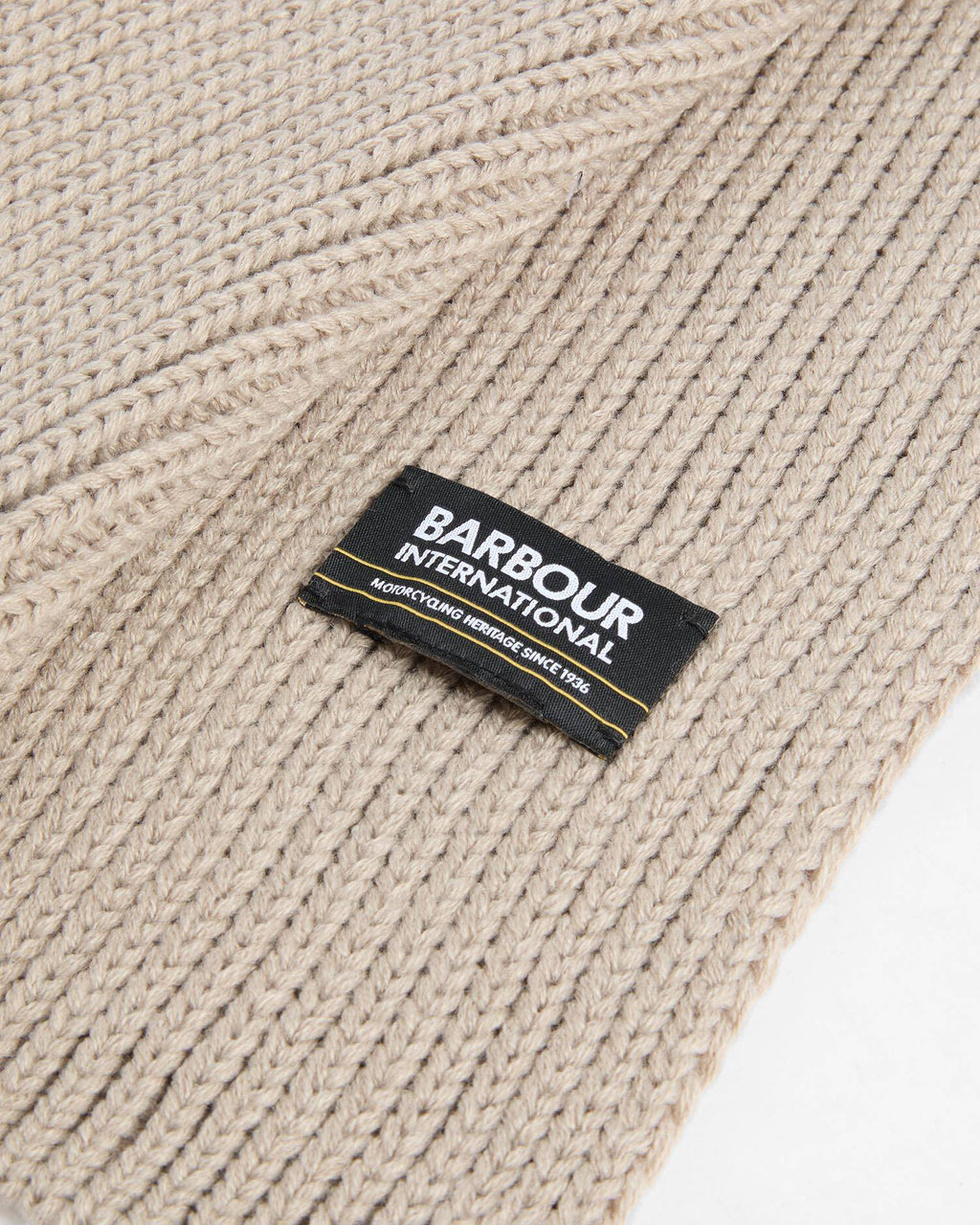 Barbour International Sweeper beanie & scarf concrete