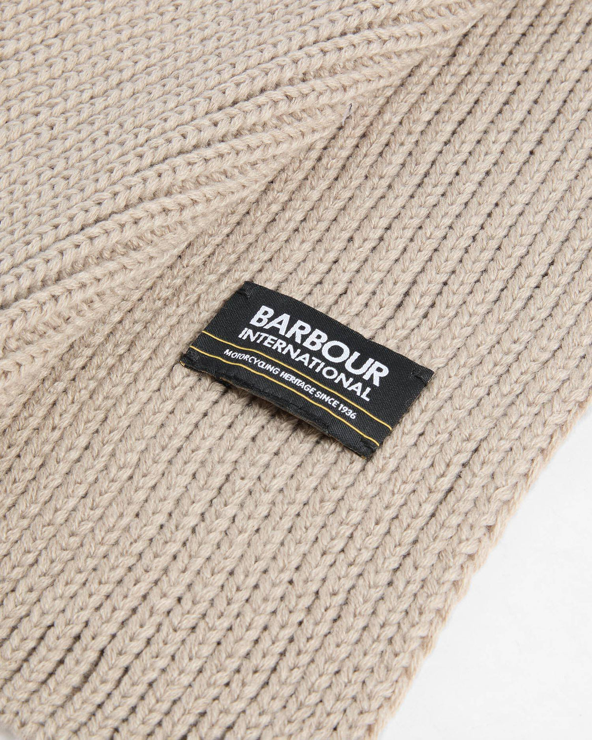 Barbour International Sweeper beanie & scarf concrete