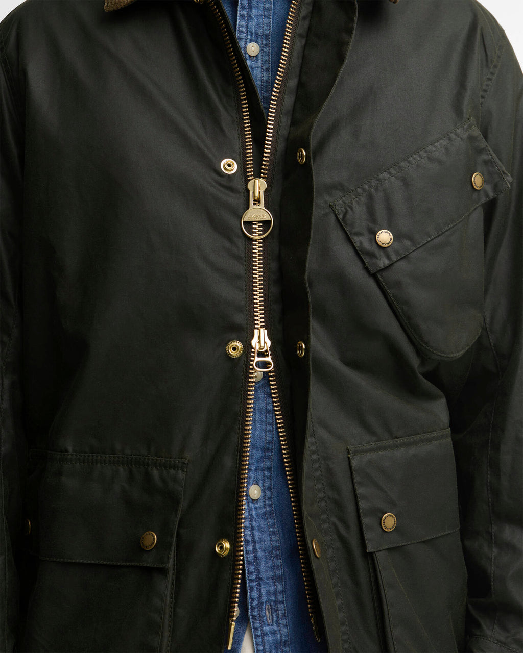 Barbour International Brake line wax jacket