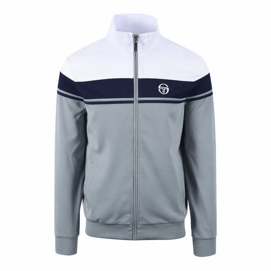 Sergio Tacchini Damarindo track top white / maritme blue