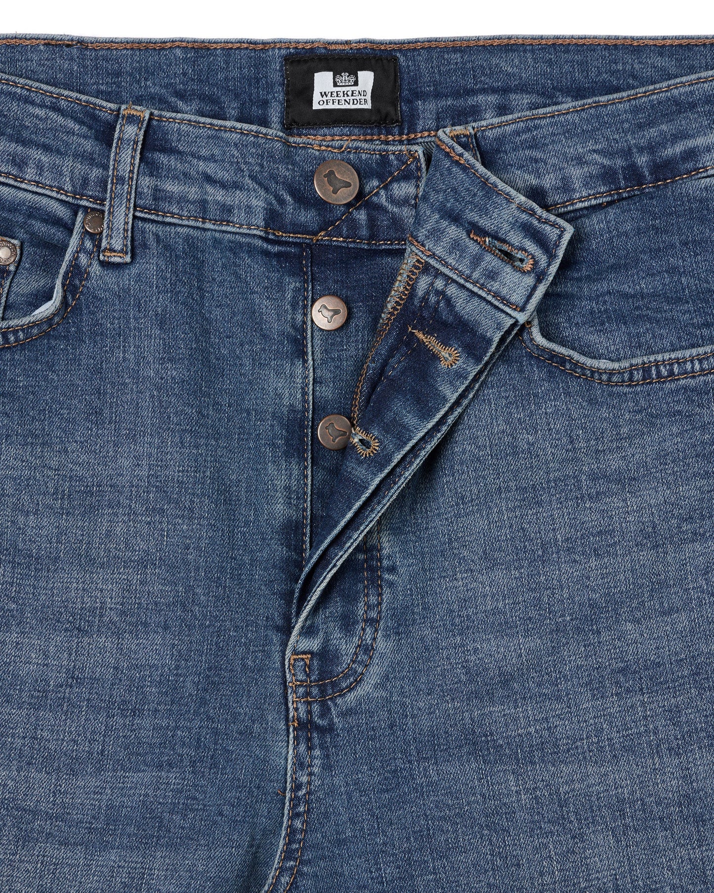 Weekend Offender 444 Tapered Fit Washed Vintage