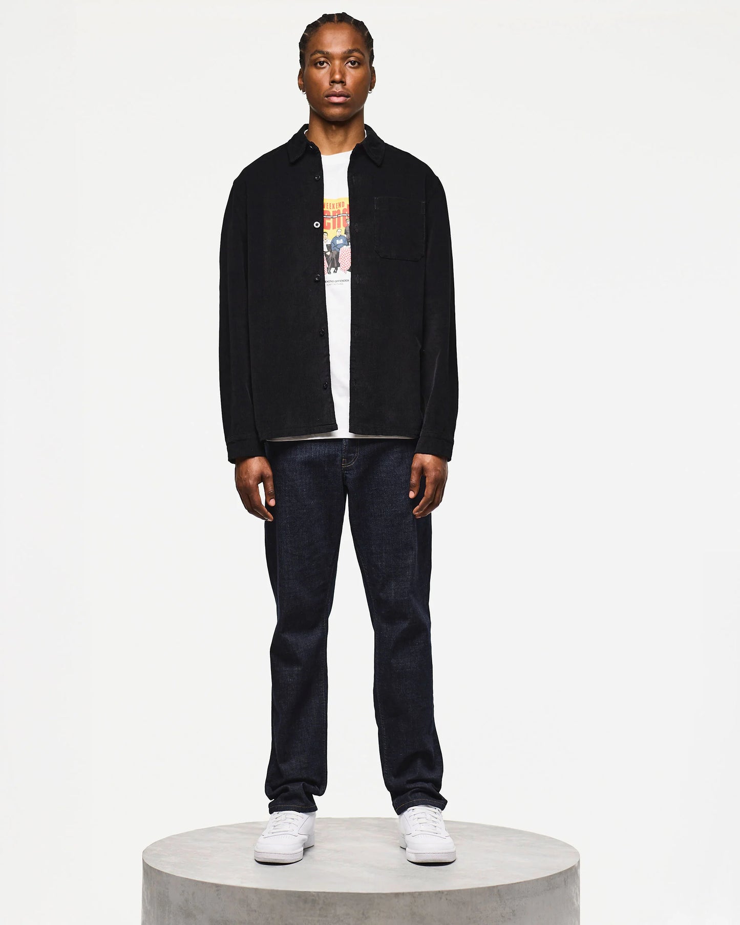 Weekend Offender Welch Cord Black