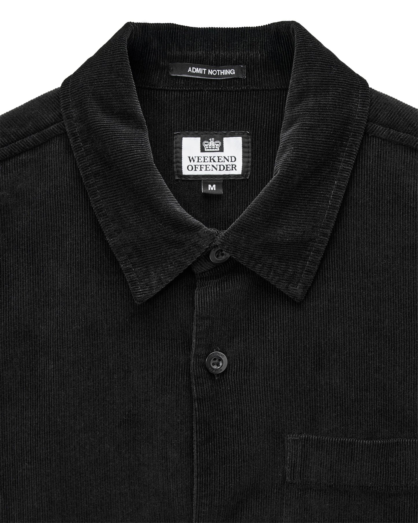 Weekend Offender Welch Cord Black