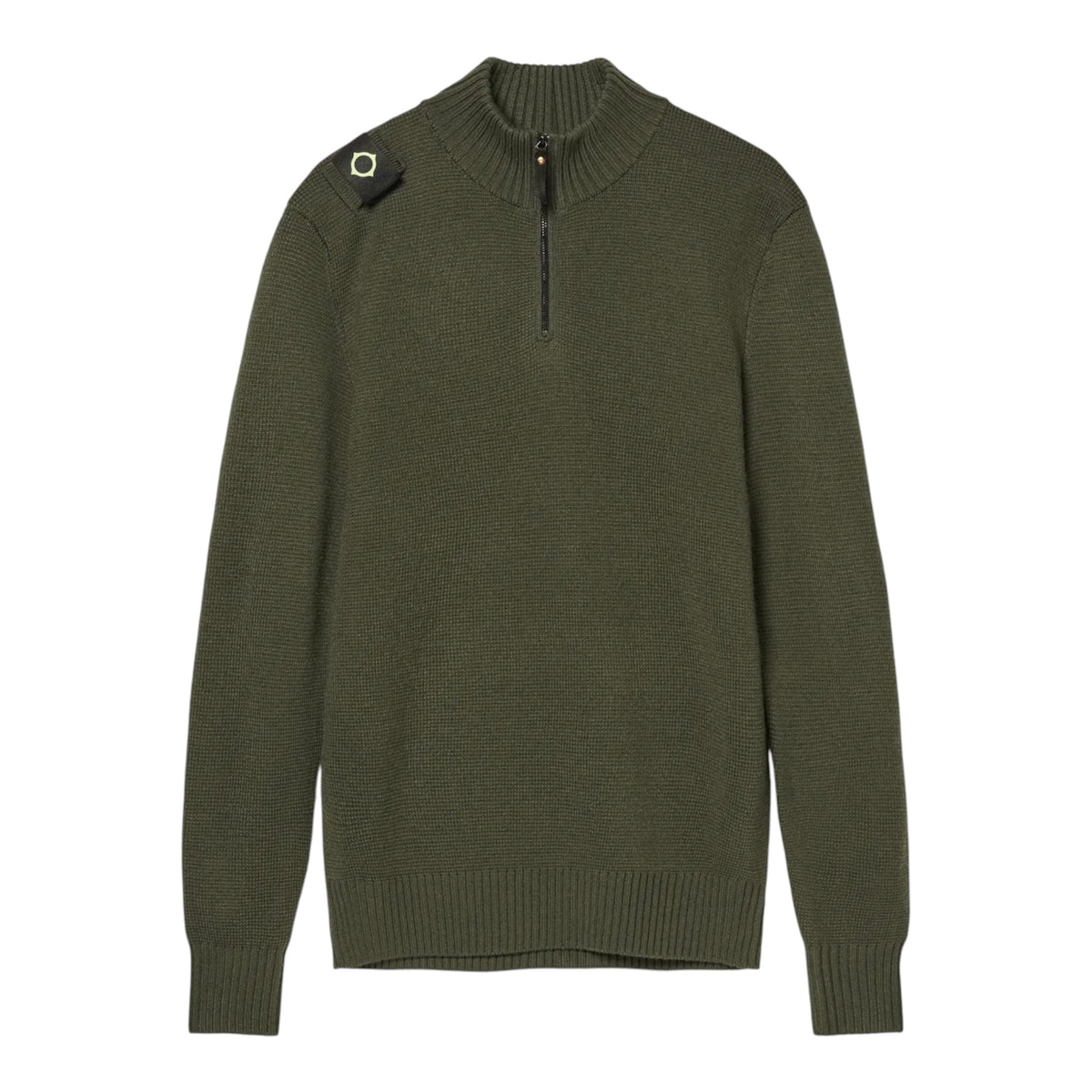 Ma.Strum Sarl quarter zip green