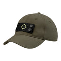 Ma.Strum Badge baseball cap bronze green