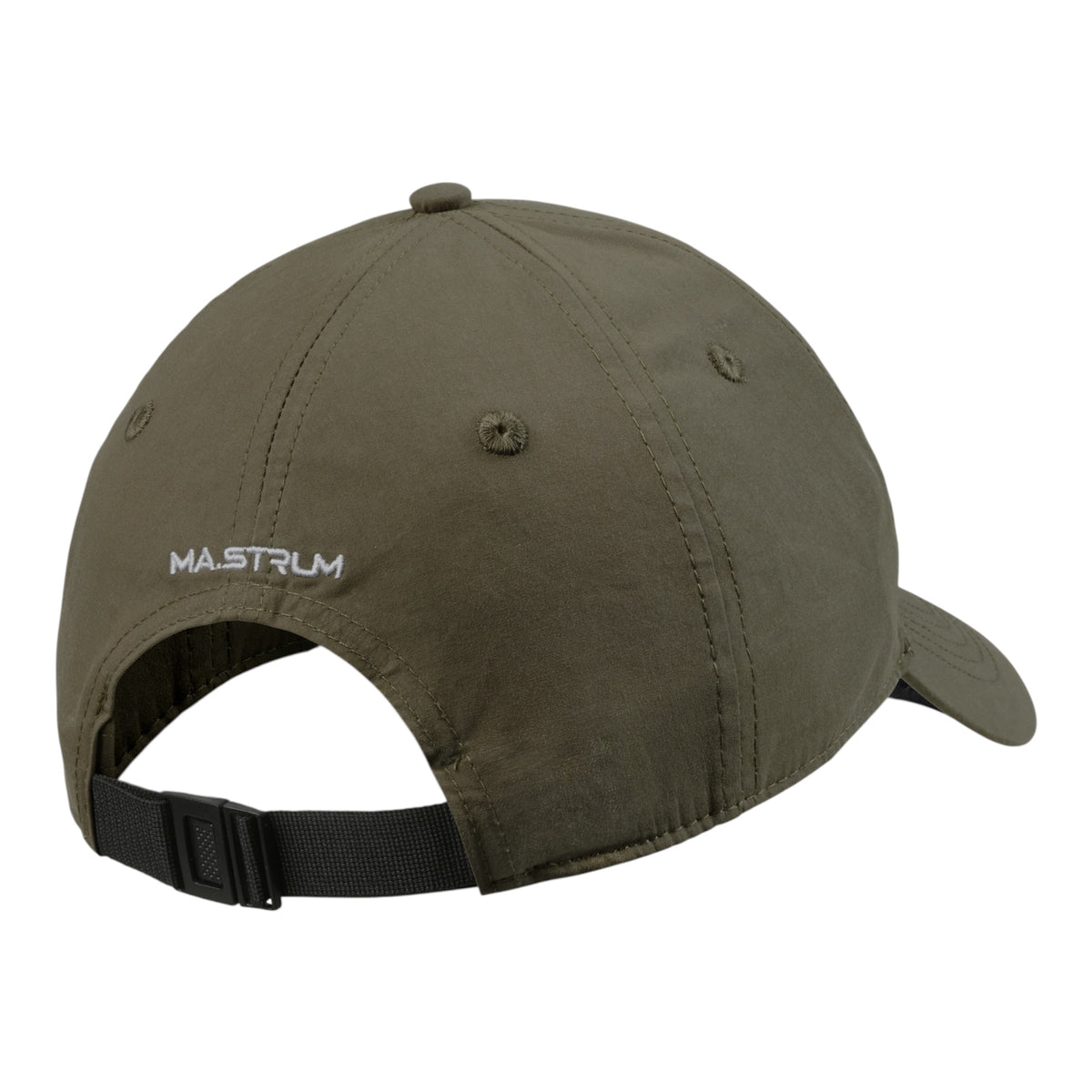 Ma.Strum Badge baseball cap bronze green