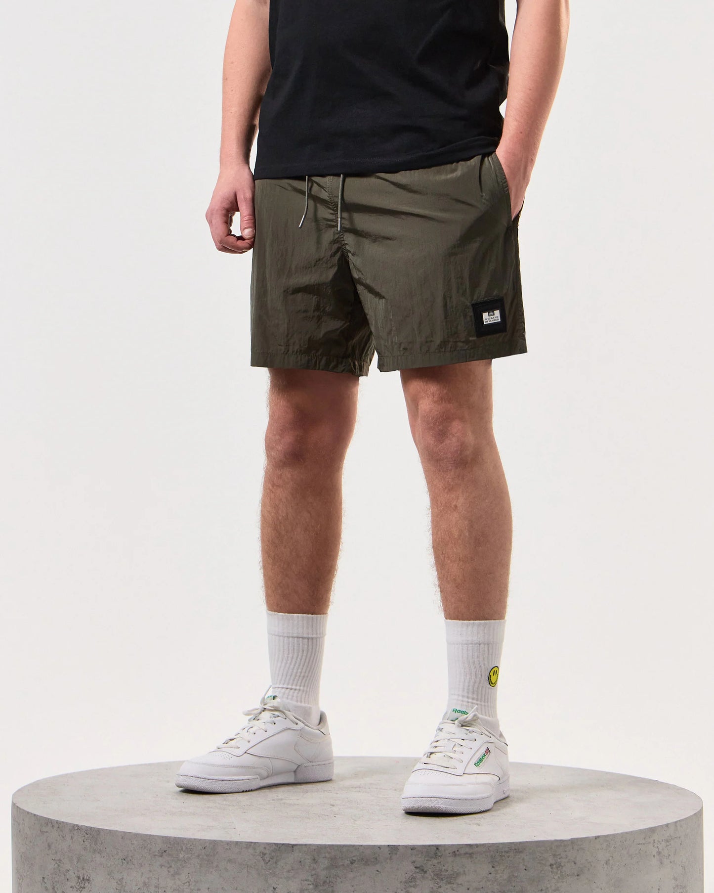 WEEKEND OFFENDER Stacks Swim Shorts Castle Green