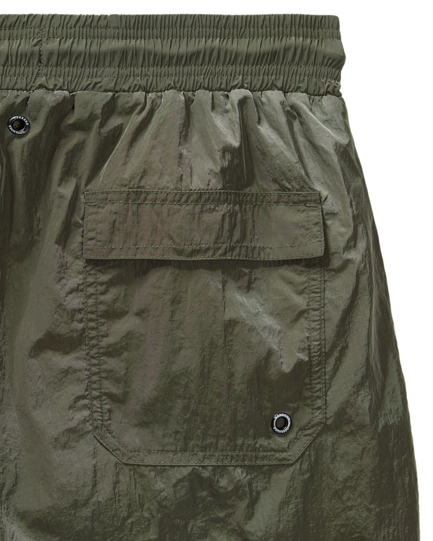 WEEKEND OFFENDER Stacks Swim Shorts Castle Green