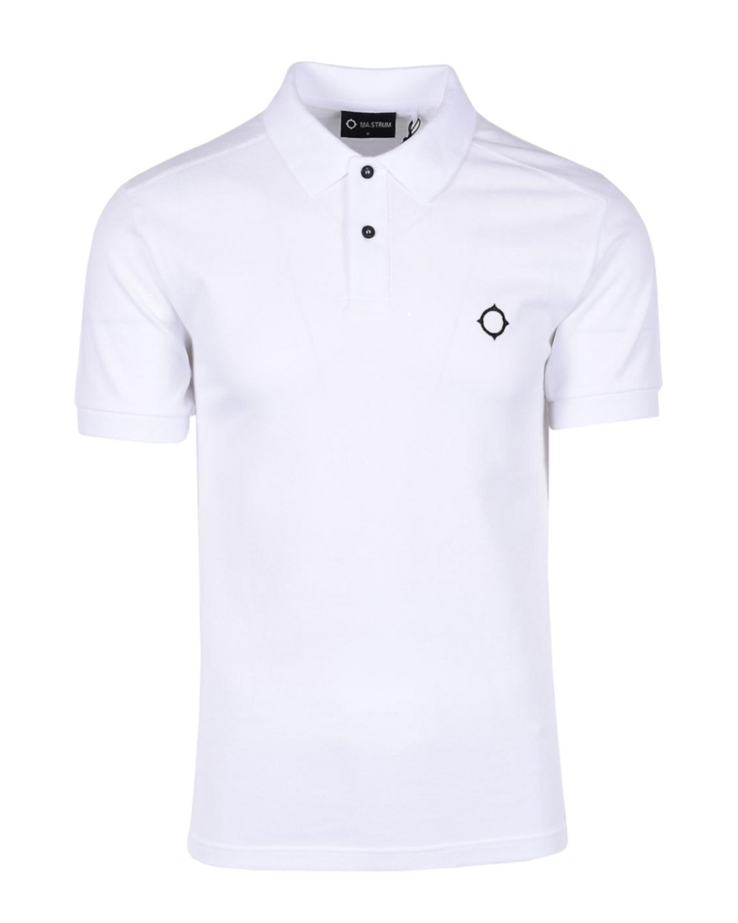 MA.Strum Pique Polo Shirt Optic White