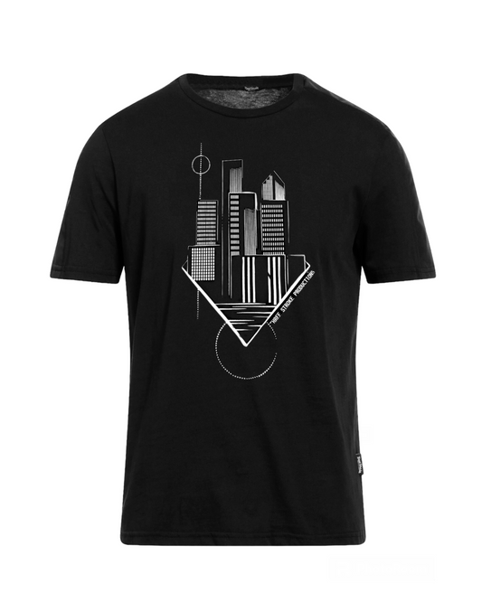 THREE STROKE T-shirt metropolis Black