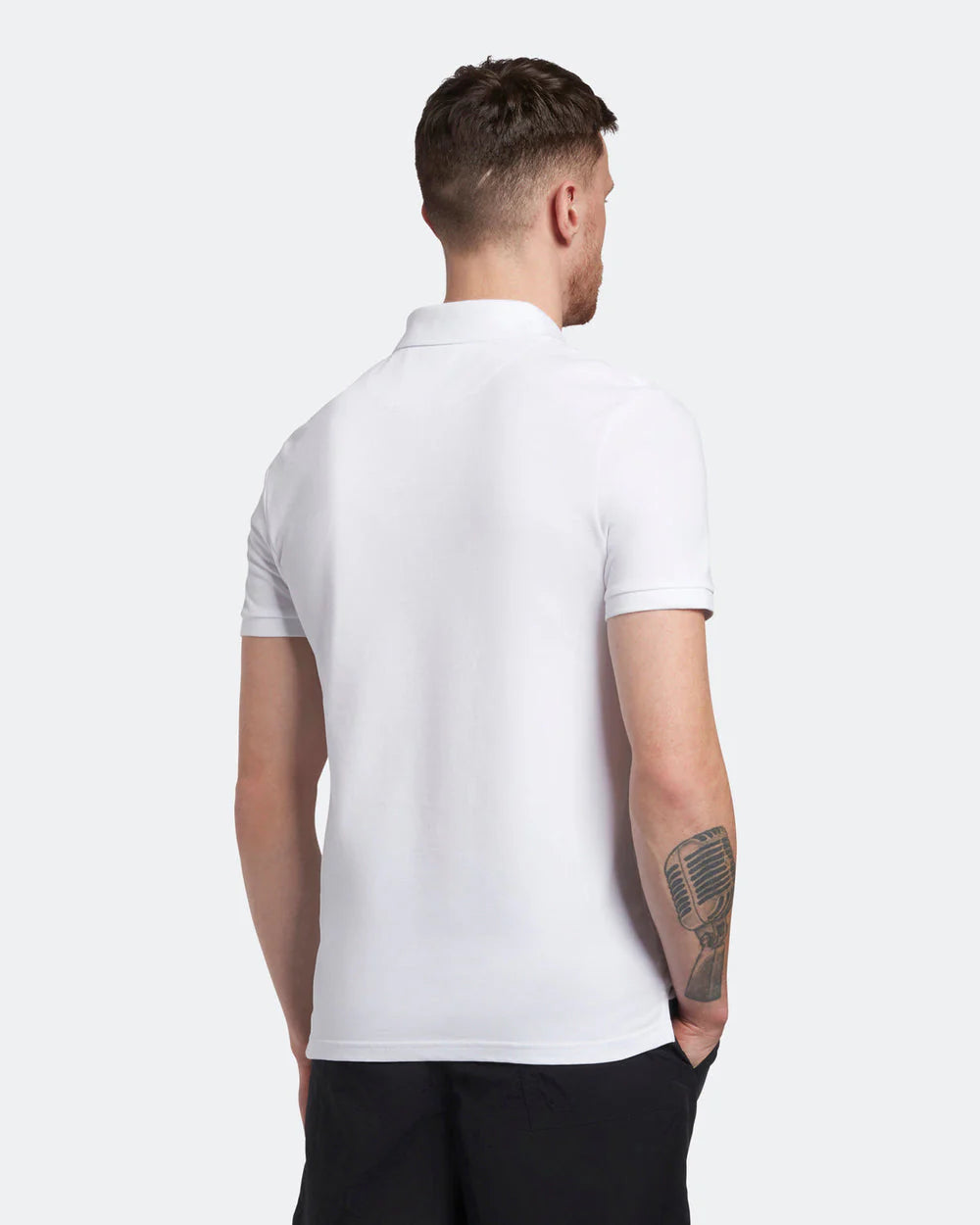 LYLE AND SCOTT Plain Polo Shirt-White