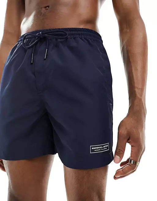 MARSHALL ARTIST SIGNATURE SWIM SHORT NAVY